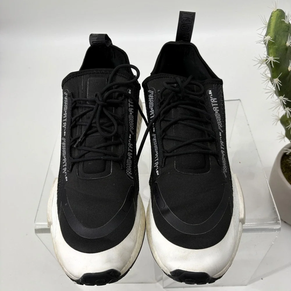 Adidas NMD R1 ATA FL0W Spectoo Sneaker Shoes Men's Black / White H67408 SZ 12